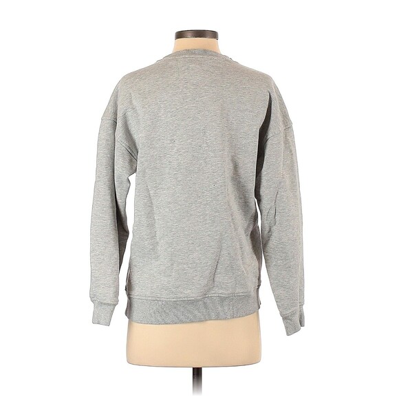 2018 MOSCHINO x H&M Gray Mickey Mouse Sweatshirt With Appliqués - S - Picture 2 of 2